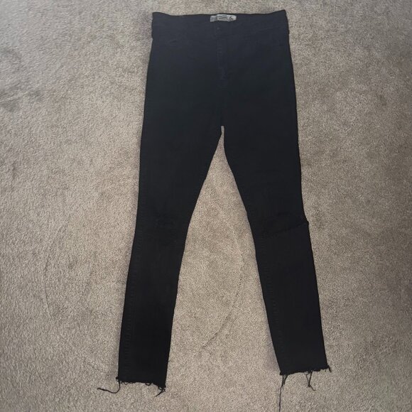 Abercrombie & Fitch Denim - Abercrombie & Fitch Super Skinny High Rise Jeans - Black (Size 6R / W28 L31)